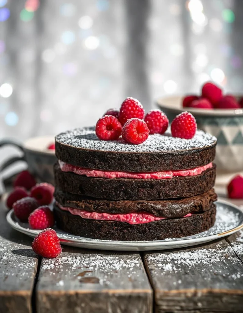 Delicious homemade chocolate cake