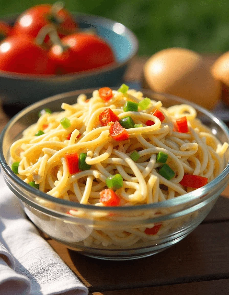 Plate of delicious chicken spaghetti